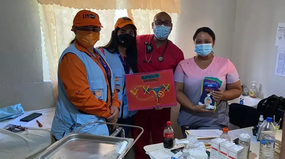 UNFPA REALIZA MISIÓN HUMANITARIA A GUANAJA