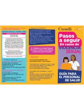 Pasos a Seguir en Caso de Violencia Sexual