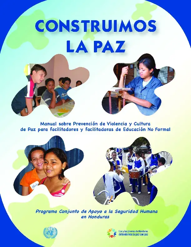 Manual sobre Prevención de Violencia y Cultura de Paz para facilitadores y facilitadoras de Educación No Formal